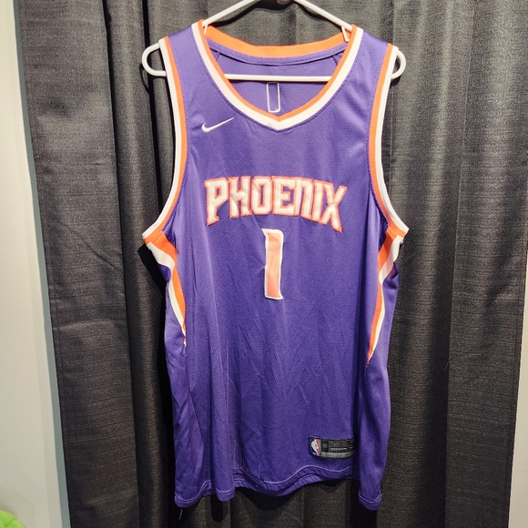 Nike Devin Booker #1 Phoenix Suns NBA Swingman Icon Jersey Size 56 - Picture 1 of 6
